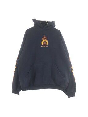 Balenciaga Burning Uniyt Hoodie Print